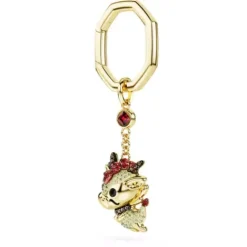 Swarovski Schlüsselring-Chinese Zodiac Schlüsselanhänger Drache Gelb Gold - 5678185