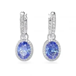 Swarovski Ohrringe-Constella Drop Ohrhänger Oval Schliff Blau - 5671817