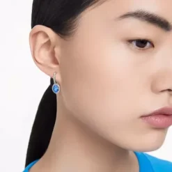 Swarovski Ohrringe-Constella Drop Ohrhänger Oval Schliff Blau - 5671817