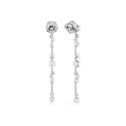 Swarovski Ohrringe-Constella Drop Ohrhänger Kristallperle Rundschliffe Weiss - 5705614
