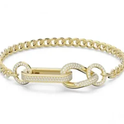 Swarovski Armbänder-Dextera Armband Pavé Gemischte Glieder Weiss Gold