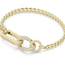 Swarovski Armbänder-Dextera Armband Pavé Gemischte Glieder Weiss Gold