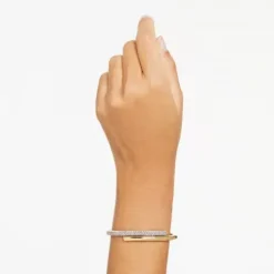 Swarovski Armbänder-Dextera Armreif Magnetischer Verschluss Weiss Gold