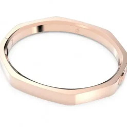 Swarovski Armbänder-Dextera Armreif Achteckform Pavé Mittel Weiss Roségold