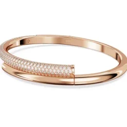 Swarovski Armbänder-Dextera Armreif Magnetischer Verschluss Weiss Roségold
