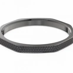 Swarovski Armbänder-Dextera Armreif Achteckform Schwarz