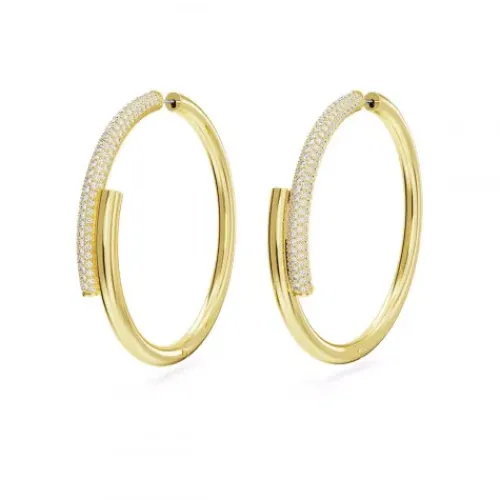 Swarovski Ohrringe-Dextera Kreolen Weiss Gold - 5671808