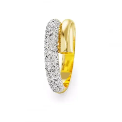 Swarovski Ringe-Dextera Ring Weiss Gold