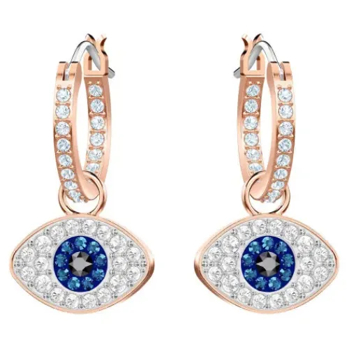 Swarovski Ohrringe-Duo Hoop Evil Eye Ohrringe - 5425857