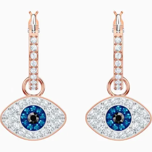 Swarovski Ohrringe-Duo Hoop Evil Eye Ohrringe - 5425857