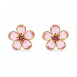 Swarovski Ohrringe-Florere Ohrstecker Blume Rosa Gold - 5656635