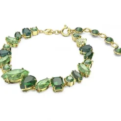 Swarovski Armbänder-Gema Armband Verschiedene Schliffe Grün Gold - 5652822
