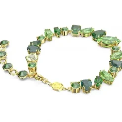 Swarovski Armbänder-Gema Armband Verschiedene Schliffe Grün Gold - 5652822