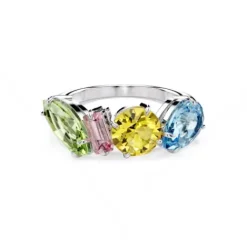 Swarovski Ringe-Gema Cocktail Ring Verschiedene Schliffe Mehrfarbig