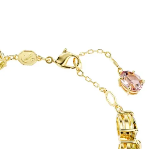 Swarovski Armbänder-Gema Tennis Armband Verschiedene Schliffe Mehrfarbig Gold - 5705808