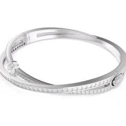 Swarovski Armbänder-Hyperbola Armreif Verschiedene Schliffe Weiss
