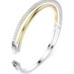 Swarovski Armbänder-Hyperbola Armreif Rundschliff Weiss