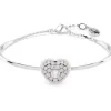 Swarovski (Kette mit) Herz-Hyperbola Armreif Herz Weiss - 5684385