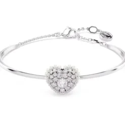 Swarovski (Kette mit) Herz-Hyperbola Armreif Herz Weiss - 5684385