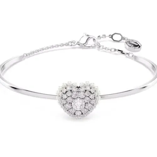Swarovski (Kette mit) Herz-Hyperbola Armreif Herz Weiss - 5684385