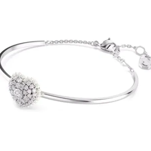 Swarovski (Kette mit) Herz-Hyperbola Armreif Herz Weiss - 5684385