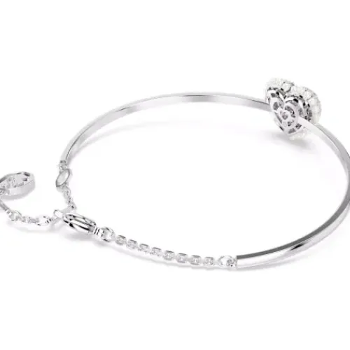 Swarovski (Kette mit) Herz-Hyperbola Armreif Herz Weiss - 5684385