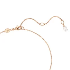 Swarovski Halsketten-Hyperbola Halskette Verschiedene Schliffe Twist Weiss Roségold - 5689788