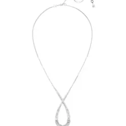 Swarovski Halsketten-Hyperbola Halskette Verschiedene Schliffe Unendlichkeit Weiss - 5679438