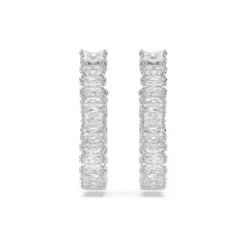 Swarovski Ohrringe-Hyperbola Kreolen Unendlichkeit Weiss - 5684047