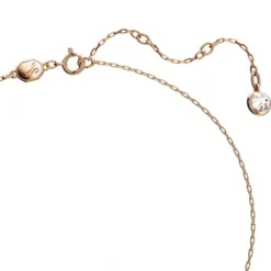 Swarovski Halsketten-Iconic Swan Halskette Schwan Klein Weiss Roségold - 5647555