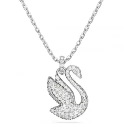 Swarovski Halsketten-Iconic Swan Halskette Schwan Mittel Weiss - 5647872