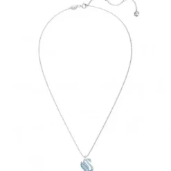 Swarovski Halsketten-Iconic Swan Halskette Schwan Mittel Blau - 5660594