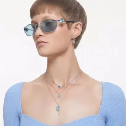 Swarovski Halsketten-Iconic Swan Halskette Schwan Mittel Blau - 5660594