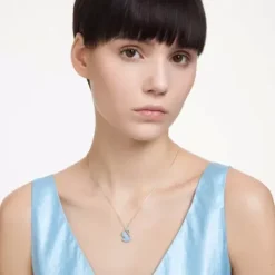 Swarovski Halsketten-Iconic Swan Halskette Schwan Mittel Blau - 5660594