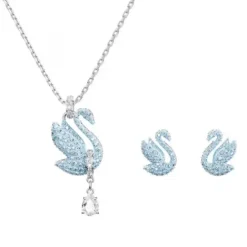 Swarovski Schmuck Set-Iconic Swan Set Schwan Blau - 5660597