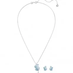 Swarovski Schmuck Set-Iconic Swan Set Schwan Blau - 5660597
