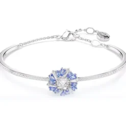 Swarovski Armbänder-Idyllia Armreif Blume Blau - 5680014