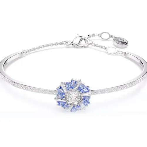 Swarovski Armbänder-Idyllia Armreif Blume Blau - 5680014