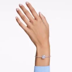 Swarovski Armbänder-Idyllia Armreif Blume Blau - 5680014