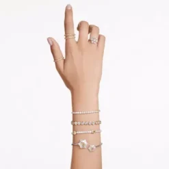 Swarovski Armbänder-Idyllia Armreif Blume Gelb