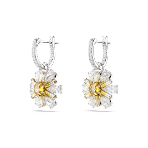 Swarovski Ohrringe-Idyllia Drop Ohrhänger Blume Gelb - 5683243