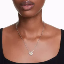 Swarovski Halsketten-Idyllia Halskette Blume Gelb - 5679939