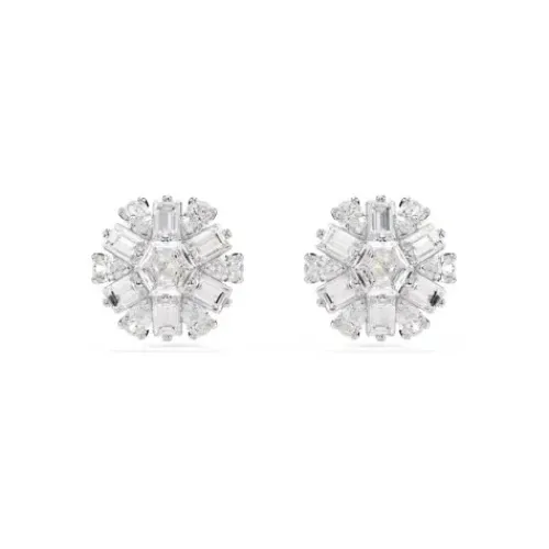 Swarovski Ohrringe-Idyllia Ohrstecker Verschiedene Schliffe Schneeflocke Weiss - 5691483