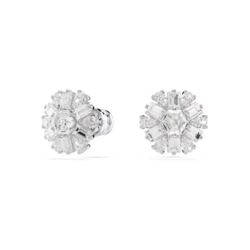 Swarovski Ohrringe-Idyllia Ohrstecker Verschiedene Schliffe Schneeflocke Weiss - 5691483