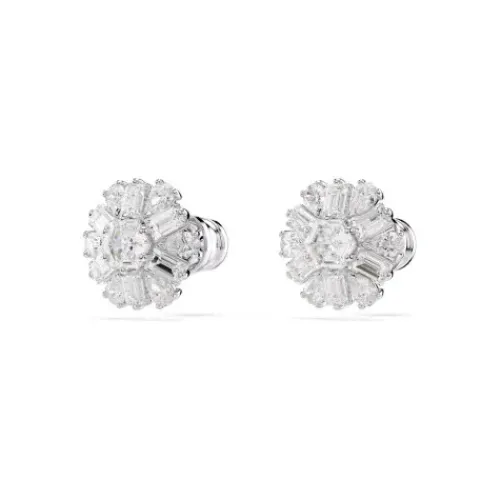 Swarovski Ohrringe-Idyllia Ohrstecker Verschiedene Schliffe Schneeflocke Weiss - 5691483