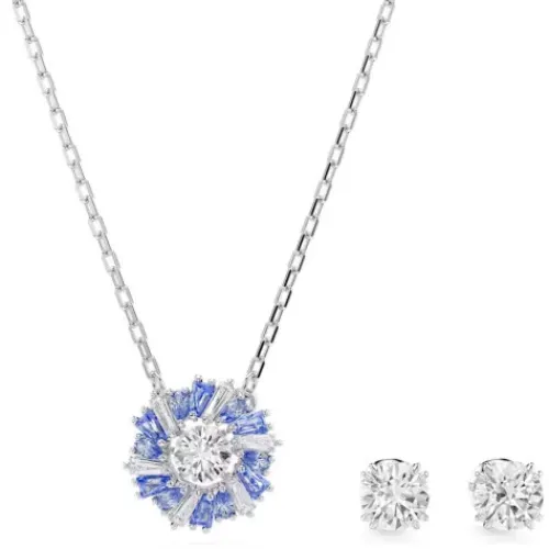Swarovski Schmuck Set-Idyllia Set Verschiedene Schliffe Blume Blau - 5685437