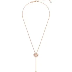 Swarovski Halsketten-Idyllia Y Halskette Muschel Weiss Roségold - 5680299
