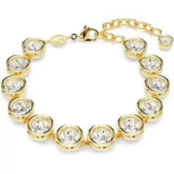 Swarovski Armbänder-Imber Armband Rundschliff Weiss Gold - 5682586