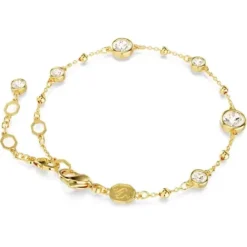 Swarovski Armbänder-Imber Armband Rundschliff Weiss Gold - 5680094