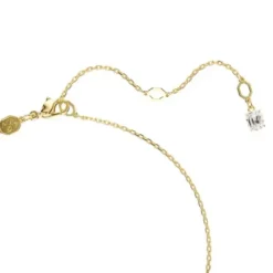 Swarovski Halsketten-Imber Halskette Rundschliff Weiss Gold - 5684511